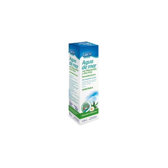 Cuidado + Intensidade hipertônica forte de água do mar 125ml