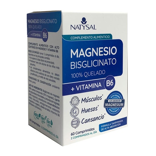Natysal Magnésio + B6 700 Mg 60 comprimidos