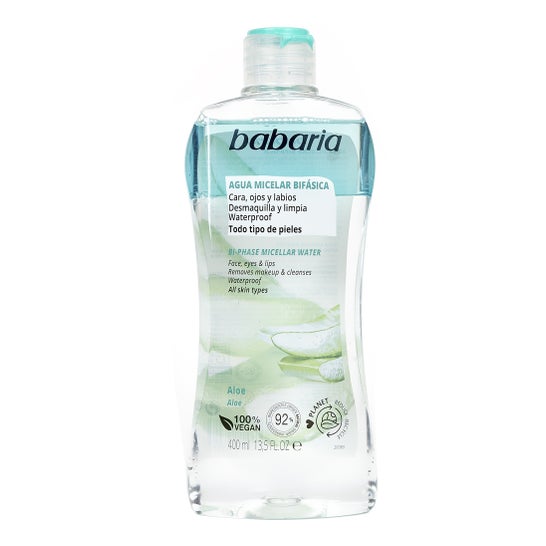 Água Bifásica Babaria Aloe Micellar 400ml