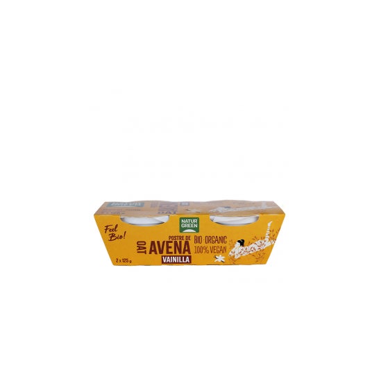 Sobremesas Naturais de Farinha de Aveia e Sobremesa de Baunilha (2x125 G)