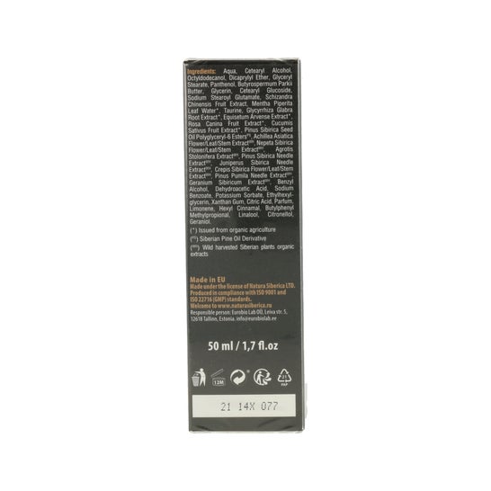 Natura Siberica O Poder do Lobo creme facial 50ml
