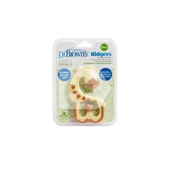 Forma de girafa do Dr. Brown Teether 1u