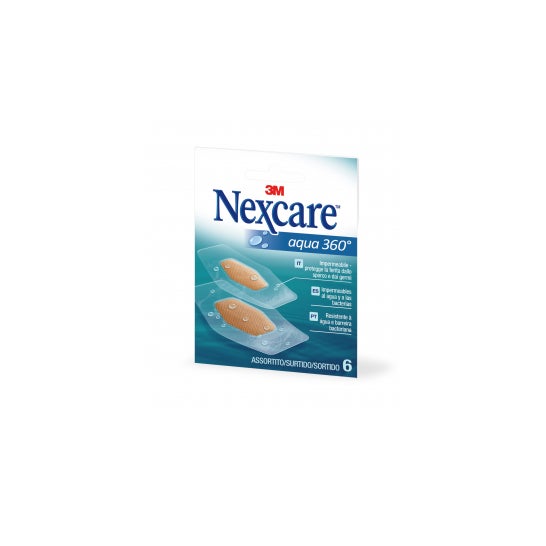 Tiras de bolso Nexcare ™ Aqua 360º 6uds