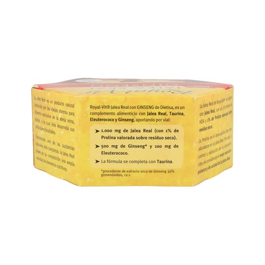 Ginseng Geleia Real Vit Royal 20 Ampolas