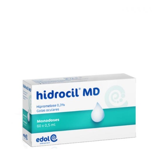 Edol Hidrocil MD Solução Oftálmica 60x0,5ml