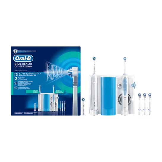 Oral-B Pack Irrigador Dentário Oxyjet + Escova Dentária Eléctrica Pro 900