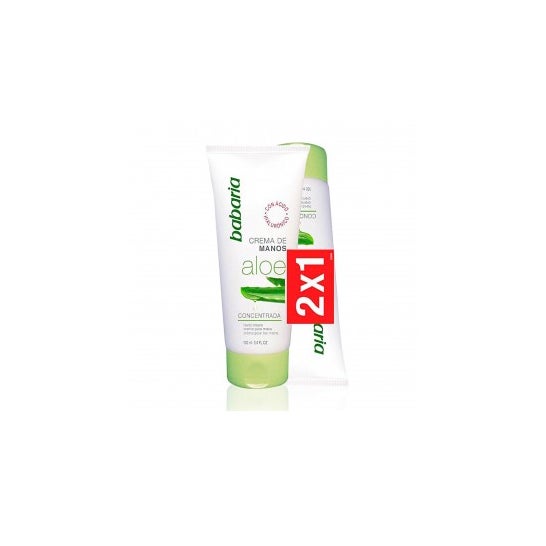 Babaria Aloe Vera Creme para as Mãos 100ml + 100ml Duplo