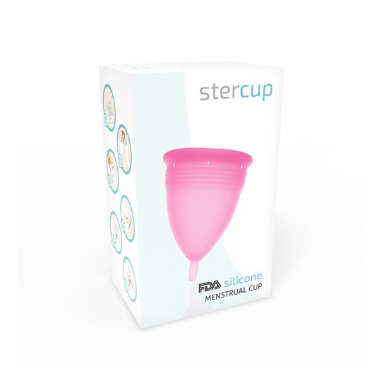 Stercup Copo Menstrual Silicone T-L Pink 1pc