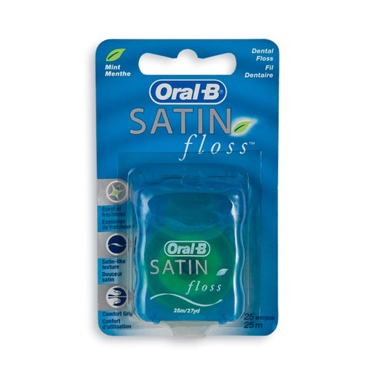 Oral-B Satin Floss Dental Sabor Menthol 25m
