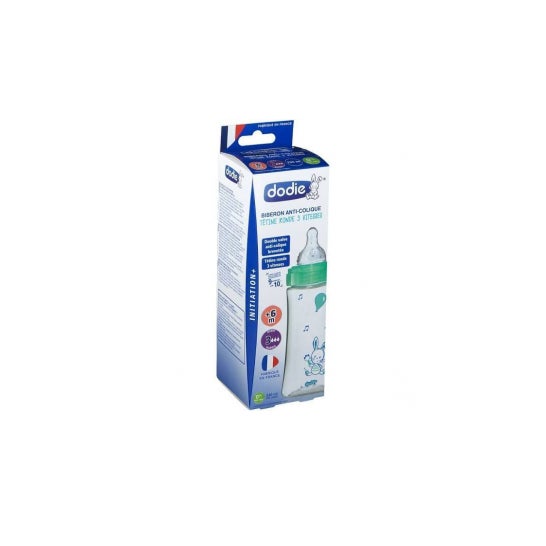 Dodie Baby Bottle Initiation 330mL Clear