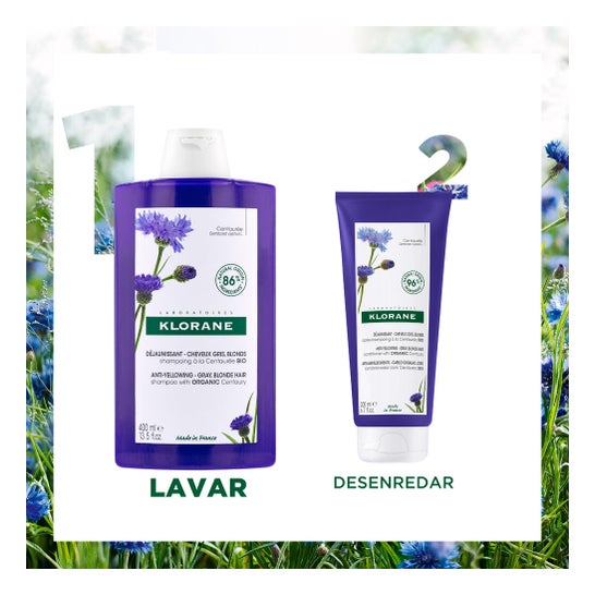 Klorane Champô Centaurea Orgânica Anti-Acelulose 400ml