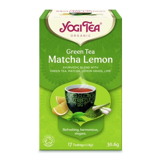 Chá De Iogu Chá Verde Limão Fosco Orgânico 17 Sacos
