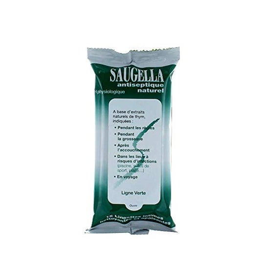 Saugella Toallitas Íntimas Antisépticas Naturales 15uds