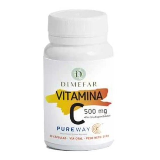 Dimefar Vitamina C Pureway-C 500mg 30caps Dimefar Vitamina C Pureway-C 500mg 30caps