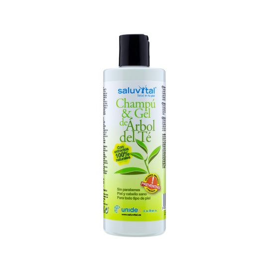 Shampoo Saluvital e Gel de Árvore do Chá 300ml