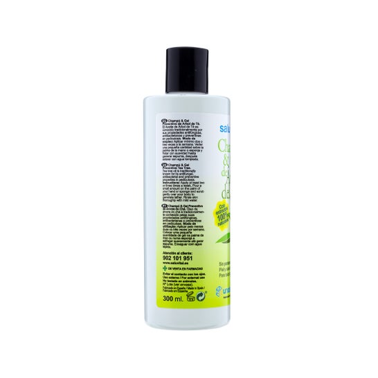 Shampoo Saluvital e Gel de Árvore do Chá 300ml