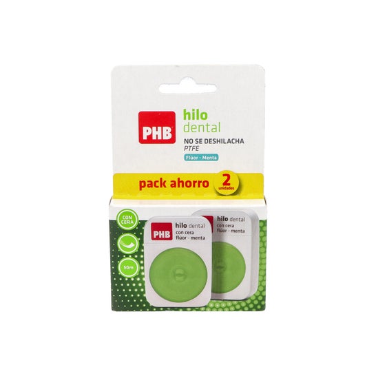 Phb Fluor E Hortelã Dental Floss Duplo Cera 50m