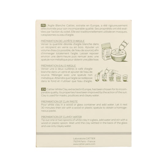 Cattier Argile Blanche Surfine 200 G