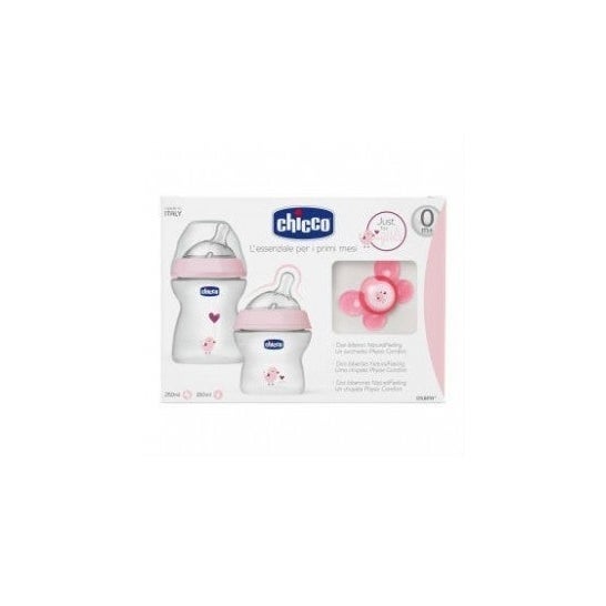 Chicco Set Regalo Naturalfeeling Rosa 0m+ Chicco Set Regalo Naturalfeeling Rosa 0m+