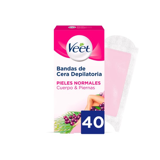 Veet Normal Skin Cera Fria 40B 8 pcs