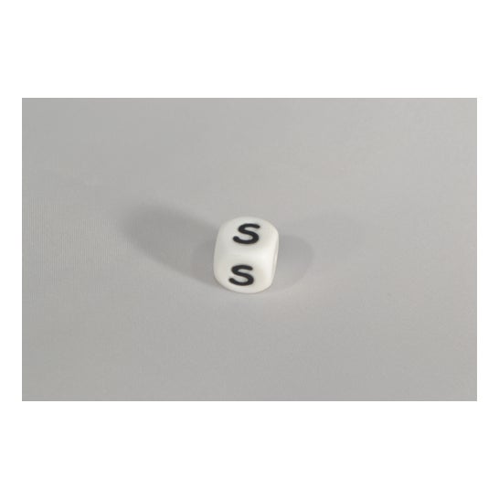 Conta de Silicone Irreversível para Chip Clip Letter S 1 unidade