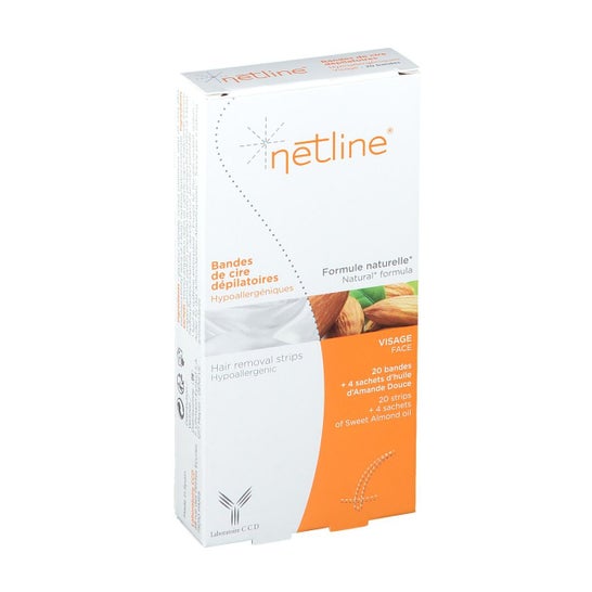 Bioes Netline Depilatory Wax Strips Face 20 strips