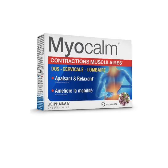 3C Pharma Myocalm Muscle Contractions 30 comprimidos