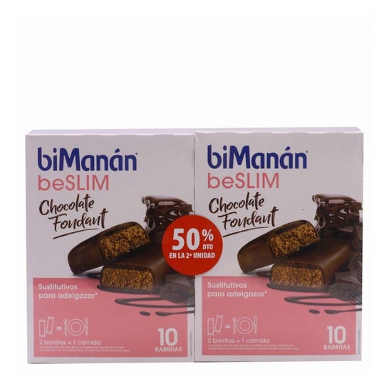 BeSlim Pack Barrita Sustitutivo Comida Chocolate Fondente 20uds
