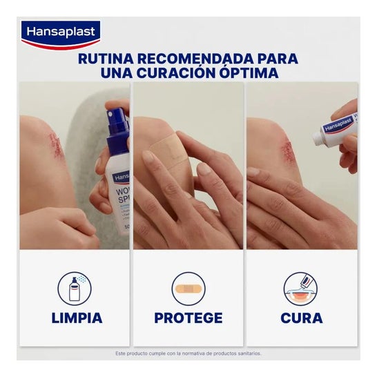 Pensos esterilizados Hansaplast Sensitive XL 6x7cm 5uds