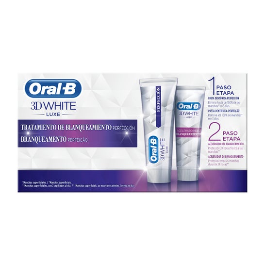 Oral-b 3dwhite Clareamento Tratamento Perfeição 2x75 Ml