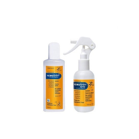 Neositrin ™ Antipiojos 100% spray 60ml + xampu 100ml