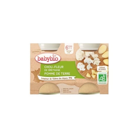 Babybio Couve-flor/Pdt 2X130g