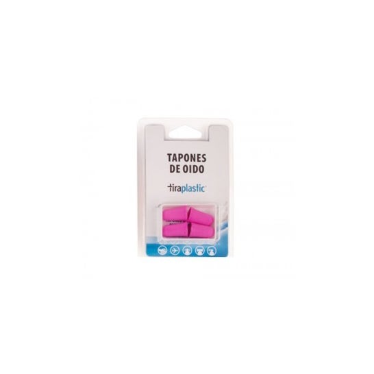 Plugues de ouvido de silicone Tiraplastic para crianças