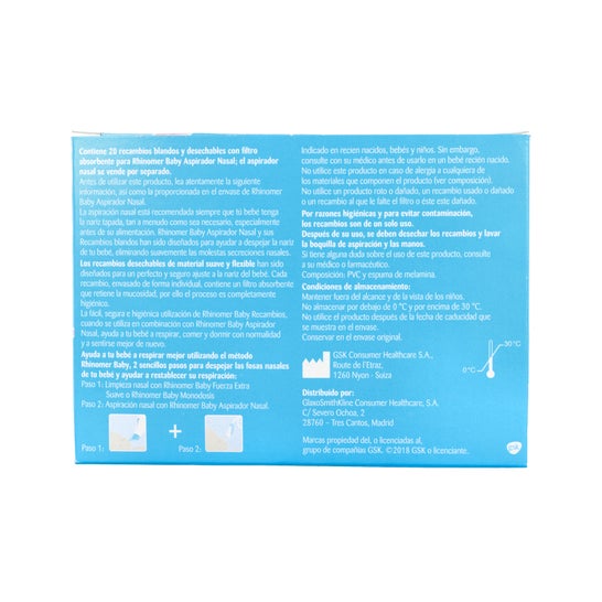 Rhinomer Baby Confort recargas 20unids