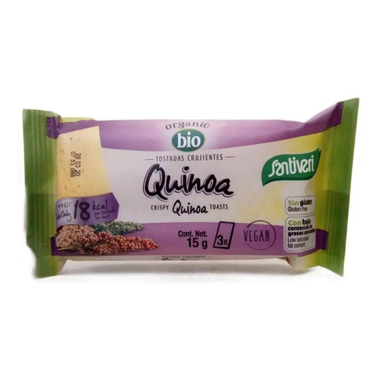 Santiveri Tostadas Ligeras Quinoa Bio 15g