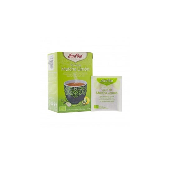 Yogi Tea Matcha Lemon chá verde 17 saquetas