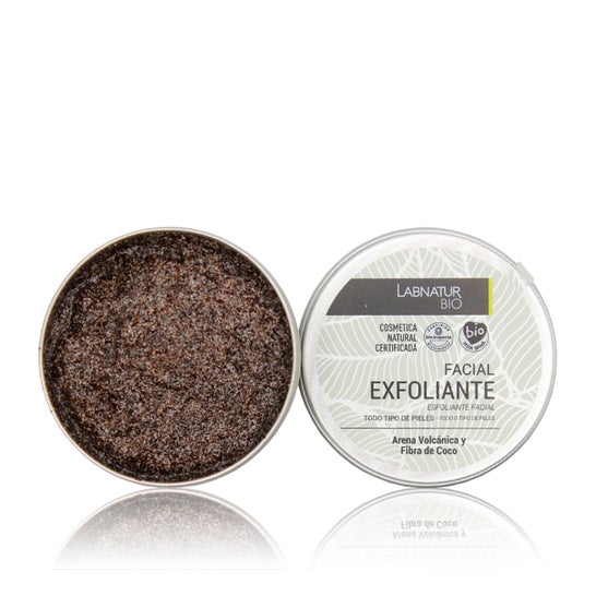 Esfoliante Facial de Areia de Coco Bio Vulcânica Labnatur 100ml