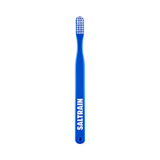 Saltrain Micro-Bristles Toothbrush Blue White 1 Unidade