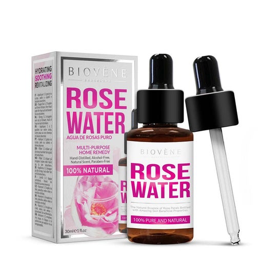 Biovene Rose Water Pure and Natural Multi-Purpose 30ml