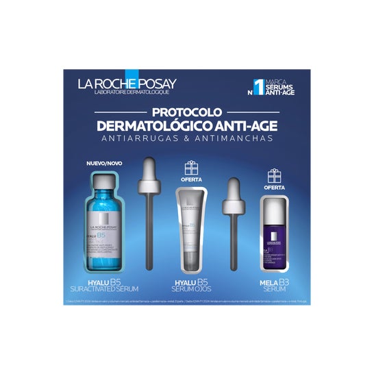 La Roche-Posay Pack Protocolo Anti-Idade Sérum Hyalu B5