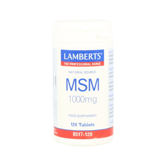 Lamberts MSM 1000mg 120 comprimidos