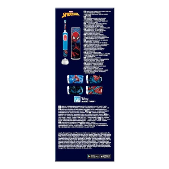 Oral-B Vitality Kids Box Spiderman Cepillo Recargable 1ud Oral-B Vitality Kids Box Spiderman Cepillo Recargable 1ud