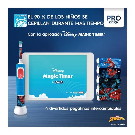 Oral-B Vitality Kids Box Spiderman Cepillo Recargable 1ud Oral-B Vitality Kids Box Spiderman Cepillo Recargable 1ud