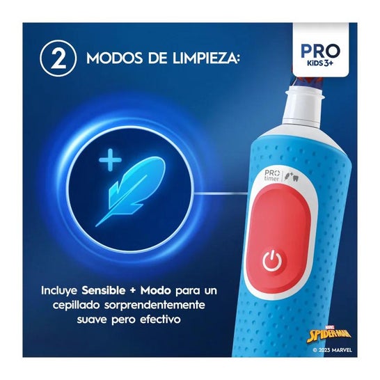 Oral-B Vitality Kids Box Spiderman Cepillo Recargable 1ud Oral-B Vitality Kids Box Spiderman Cepillo Recargable 1ud