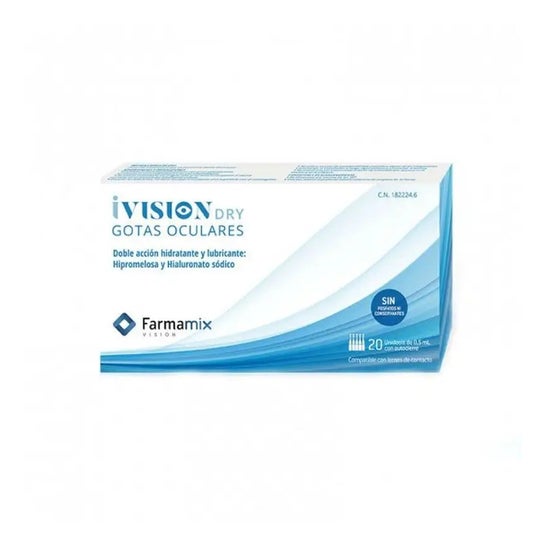 Ivision Dry United Eyepieces 20x0,5 ml Ivision Dry United Eyepieces 20x0,5 ml