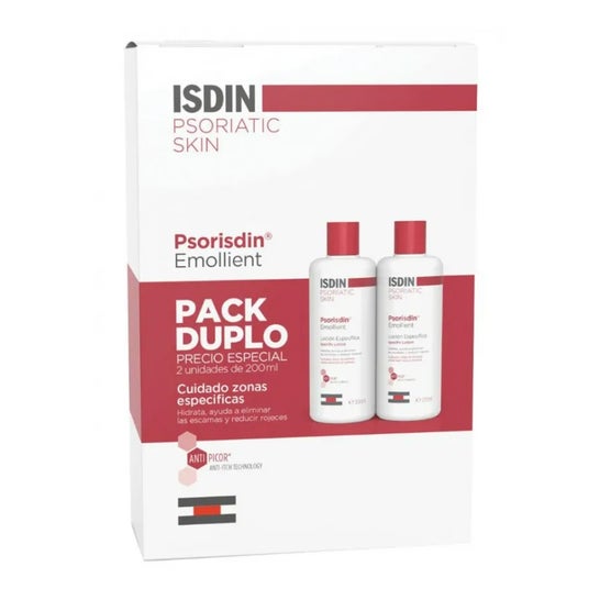 ISDIN Psoriatic Skin Psorisdin Emollient Loción Específica 2x200ml