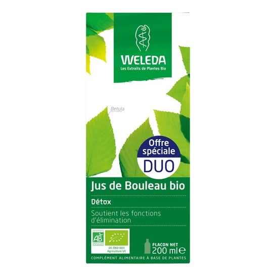 Weleda Pack Detox Suco de Bétula Bio 2x200ml