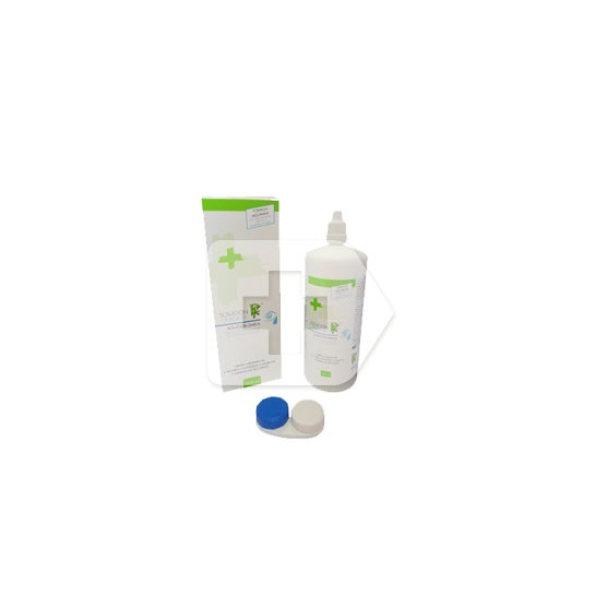 Farma roda única solução 360ml + suporte de lente