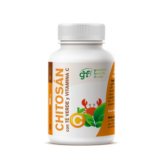 Chitosan + Chá Verde GHF + Vitamina C 600mg 100cáps