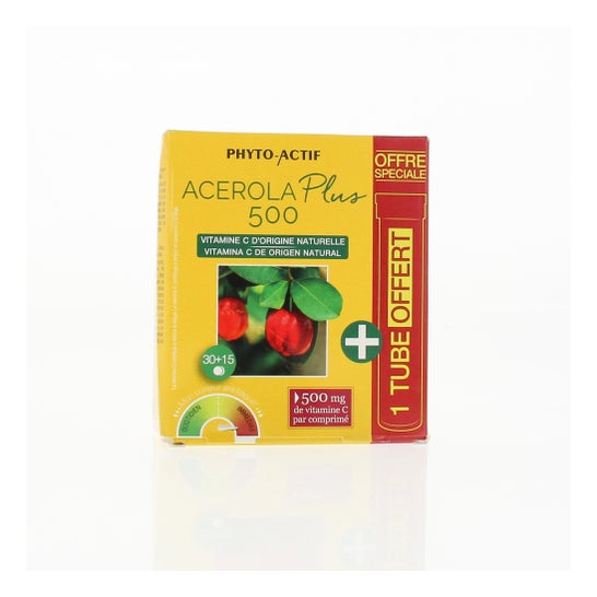 Phyto-Actif Acerola Plus 500 + Tubo 45comp